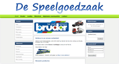 Desktop Screenshot of despeelgoedzaak.nl